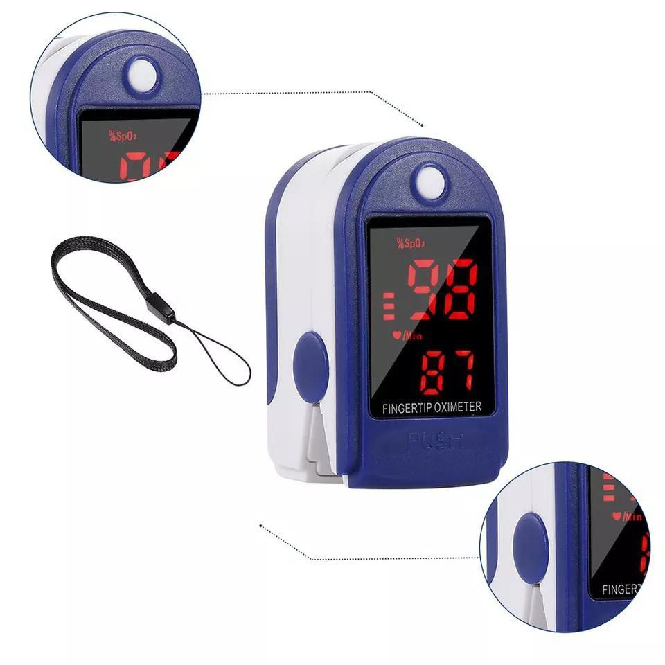 Oximeter Fingertip Pulse LK87 Alat Ukur Kadar Oksigen Pengukur Detak Jantung