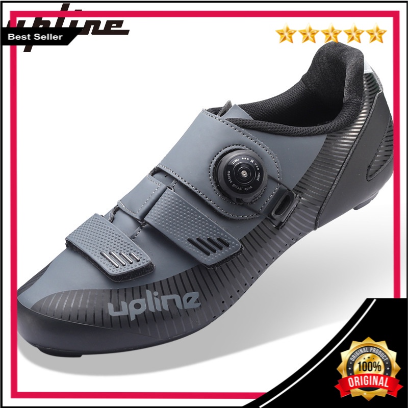 Otentik Taiwan Upline Garis Start Sepeda Gunung Kunci Sepatu Sepeda Jalan Naik Sepatu Berputar Sneak