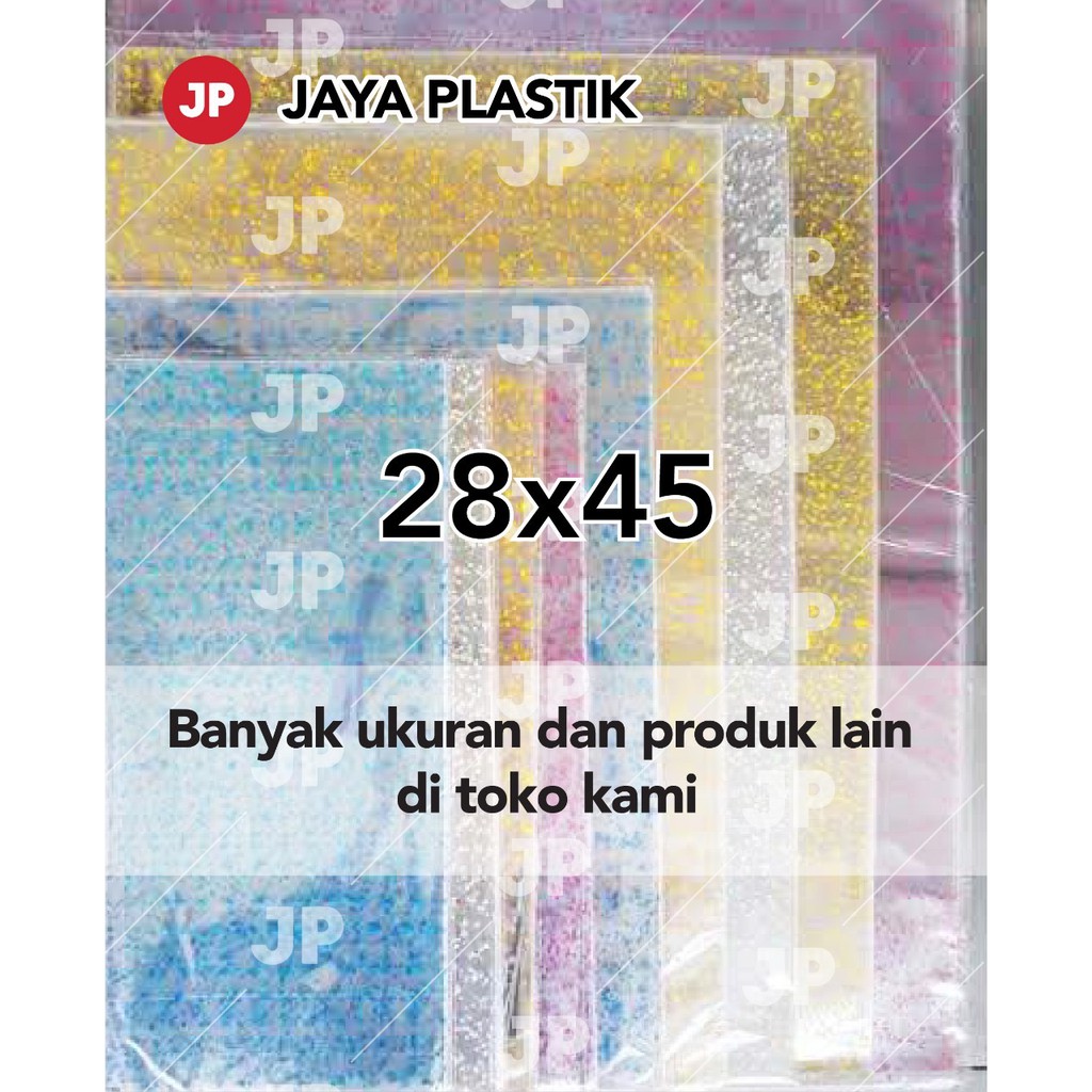 Plastik ultah / plastik souvenir Opp pembungkus makanan uk: 28 x 45 + Pita isi 12