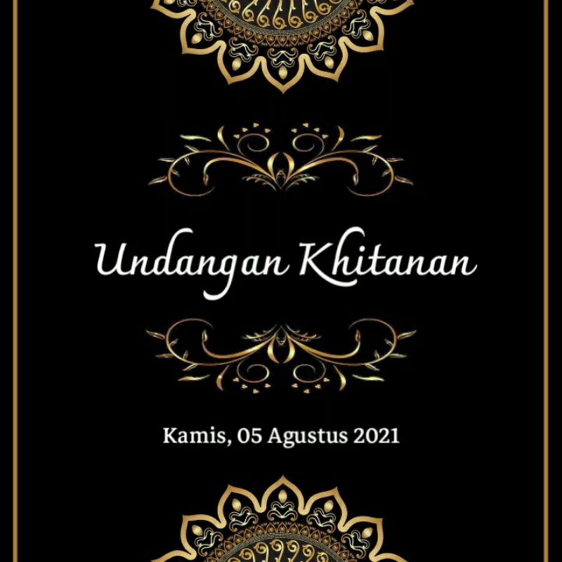 undangan video khitan