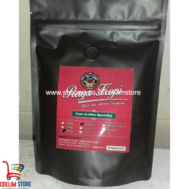 

Arabika Gayo Speciality Raya Kopi 250Gr