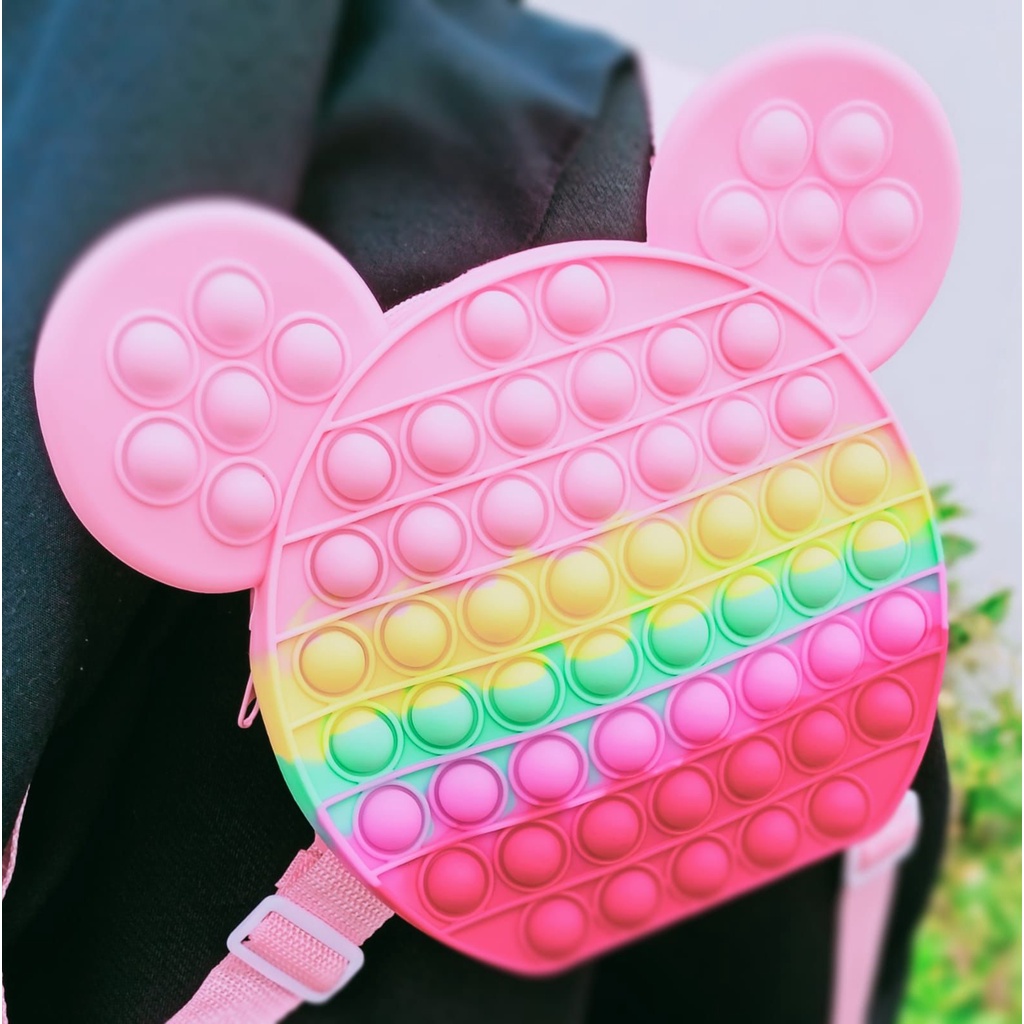 TAS RANSEL ANAK POP IT MICKEYY