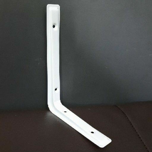 Siku rak L 155 x 220 Putih / Shelf Bracket White Harga per Pcs (F647)