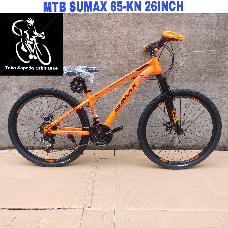 Sepeda Gunung MTB SUMAX IGNITE 65-KN 26Inch Hi-ten stell