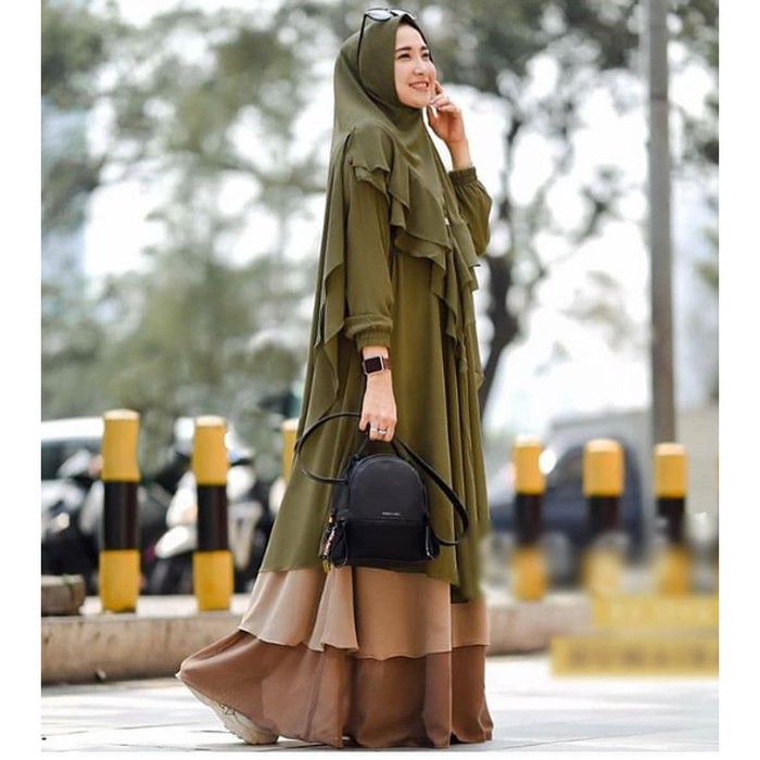 Dijual BAJU GAMIS SYARI WANITA TERBARU HAVANA SYARI KHIMAR TERMURAH KEKINIAN terbaik