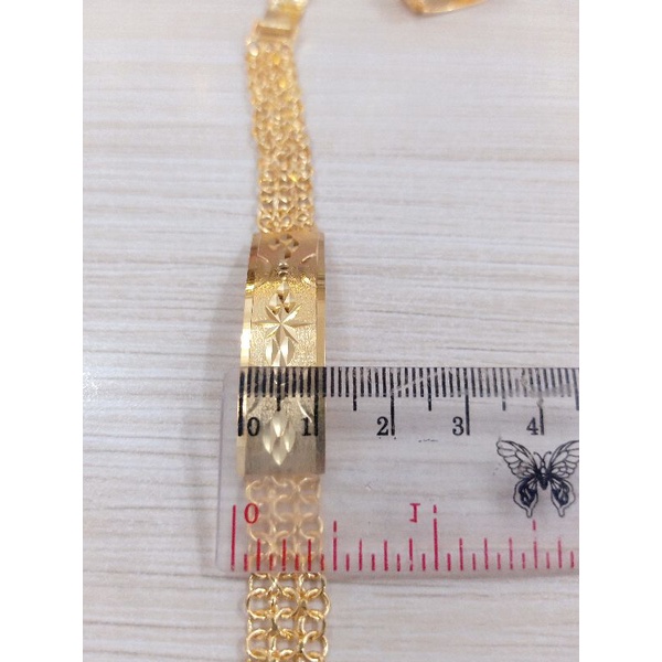 GELANG RANTE DEWASA MODEL EMAS 24K,PERAK 925 SILVER