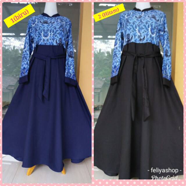 Gamis seragaman PNS Korpri bahan kombi Toyobo bestseller