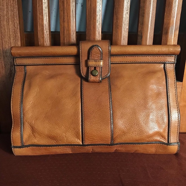 Clutch fossil preloved second bekas pouch jadul vintage buyut
