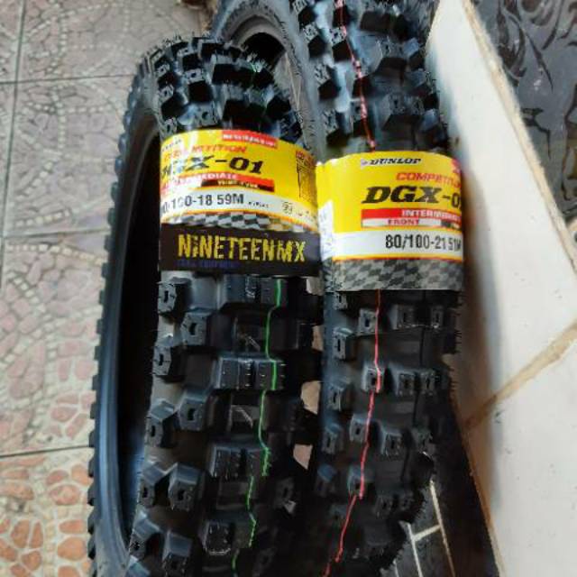 PAKETAN BAN CROSS DUNLOP DGX 01 KOMPETISI 18 21