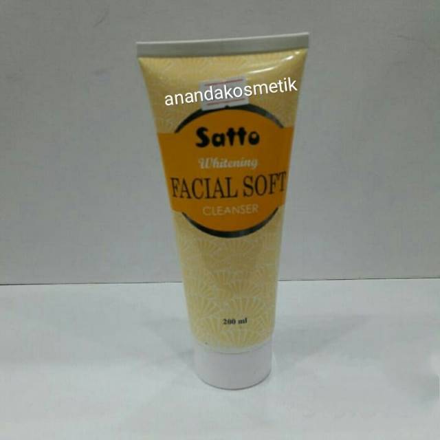 Satto whitening facial soft cleanser 200ml