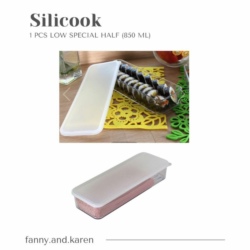 Silicook Food Container - Flat Special Half (850 ml)