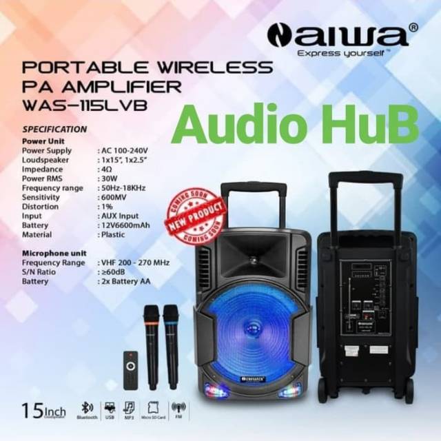 aiwa speaker portable