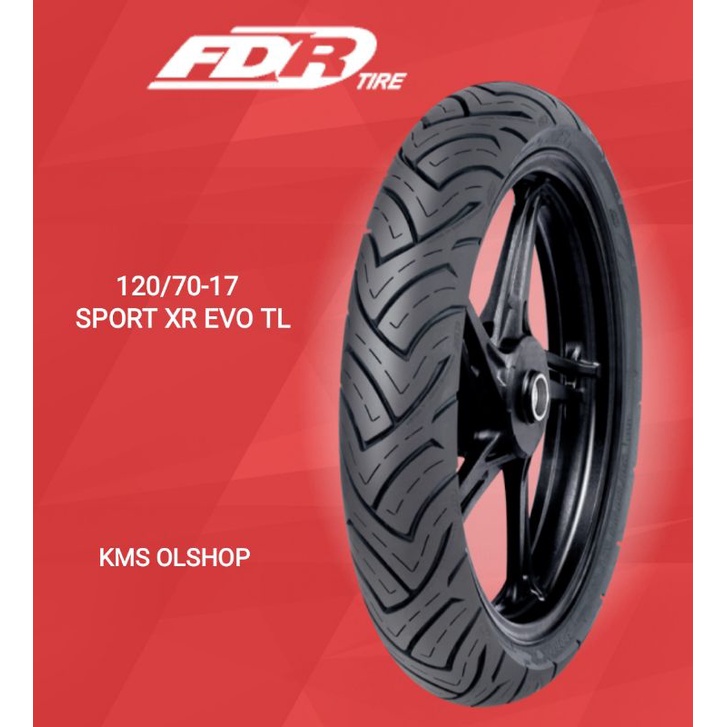 BAN LUAR FDR 120/70-17 TUBLES SPORT XR EVO TL BAN FDR 120/70-17 SPORT XR EVO TUBLES
