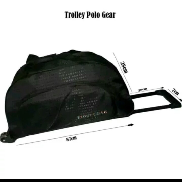 POLO GEAR travel bag tas pakaian trolley for travelling