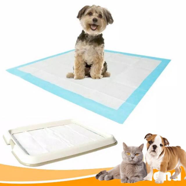 TRAINING PAD UNDERPAD Kandila 45 x 60 dan 30 x 45 Alas kandang pipis Anjing Kucing Kelinci Hamster