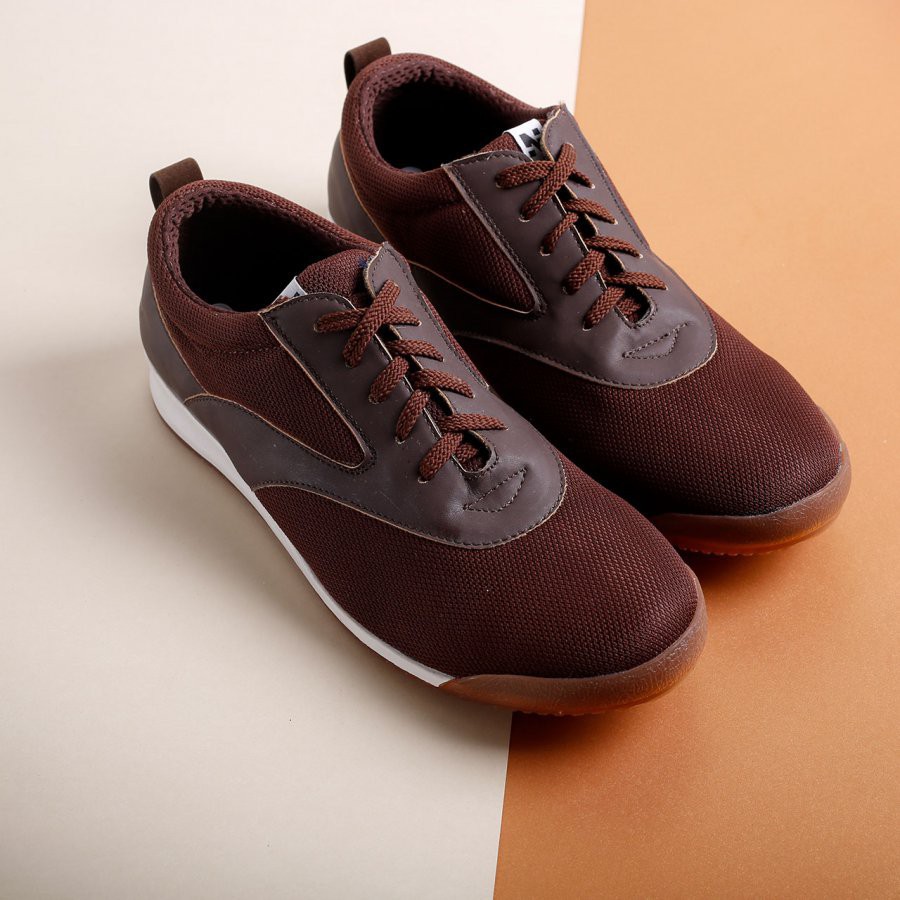 Gratis Ongkir     PAXTON Brown Sepatu Kets Sneakers Pria  Terlaris