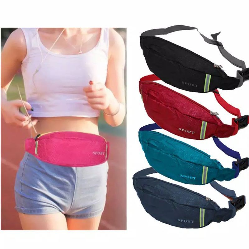 tas pinggang tas sling bag multifungsi