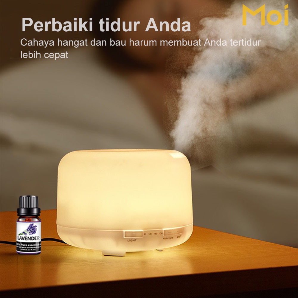 Moi Humidifier Diffuser Air Purifier Aromaterapy Essential oil Difuser 500ML+ Remote