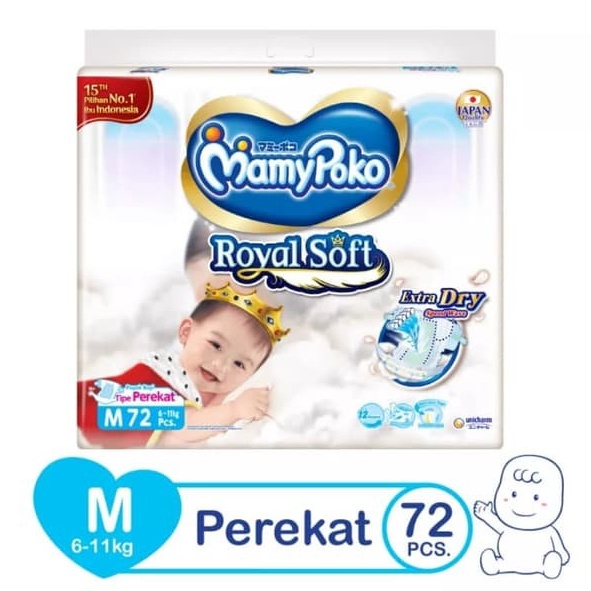 Mamypoko Royal Soft Tape M 72