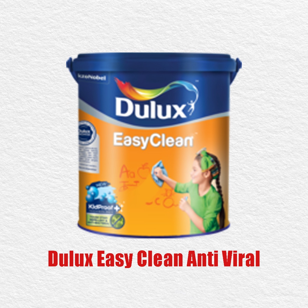 Jual Cat Tembok Dulux Easy Clean Anti Viral Roma Haze Yy Liter Shopee Indonesia