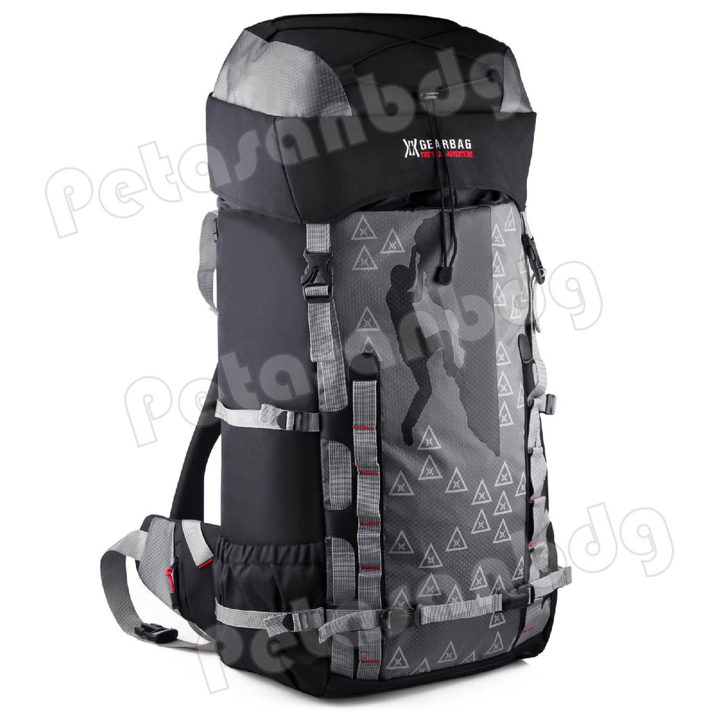 PTS -Tas Ransel Carrier Gear Bag X - OXID.PTS Mountain Top Camping Hiking Backpack + FREE RAINCOVER