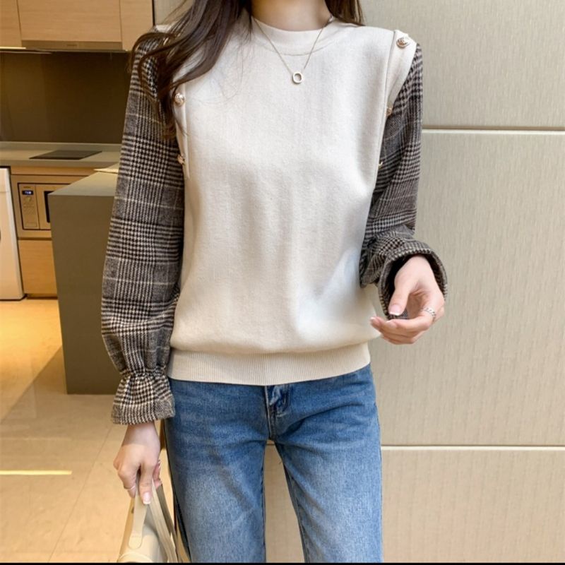 KNIT BLOUSE IMPORT KOREA