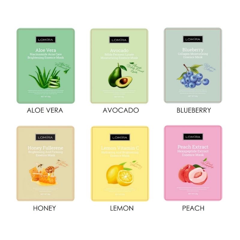 Lomira Essence Sheet Mask Masker Wajah