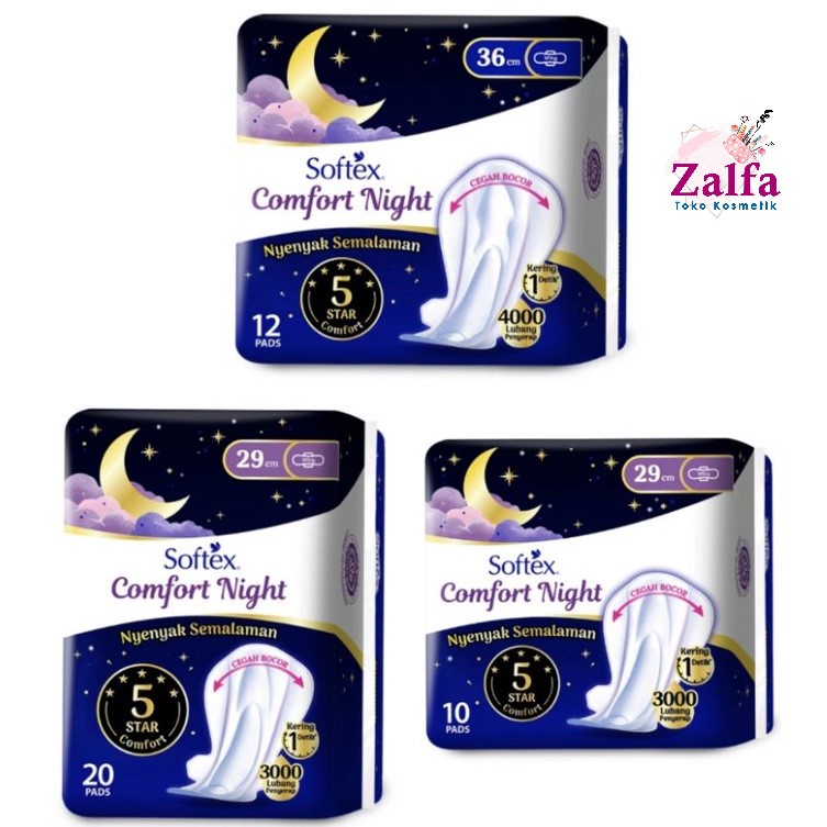 Softex Comfort Night 29 cm / 36 cm / 42 cm