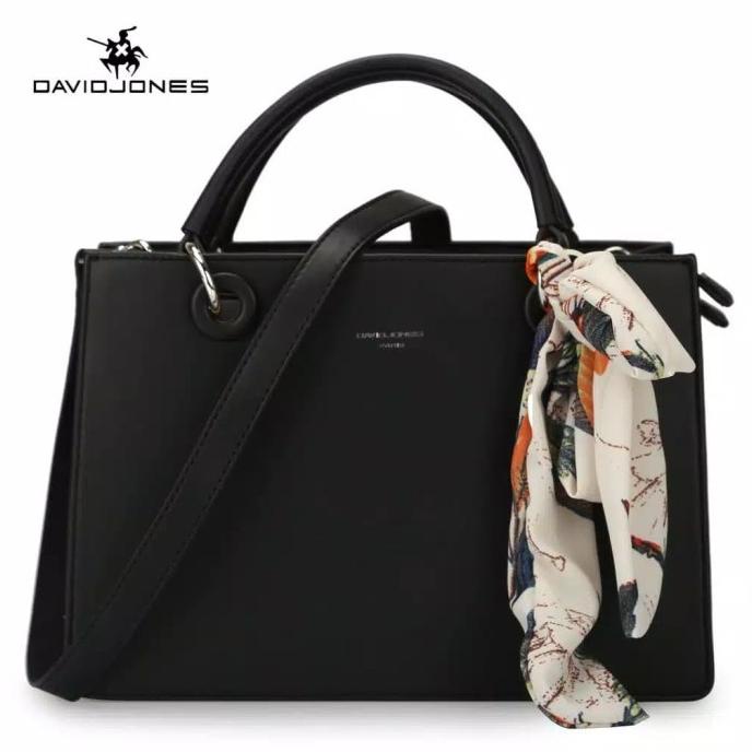 David Jones Paris tas bahu tangan selempang wanita original - Black