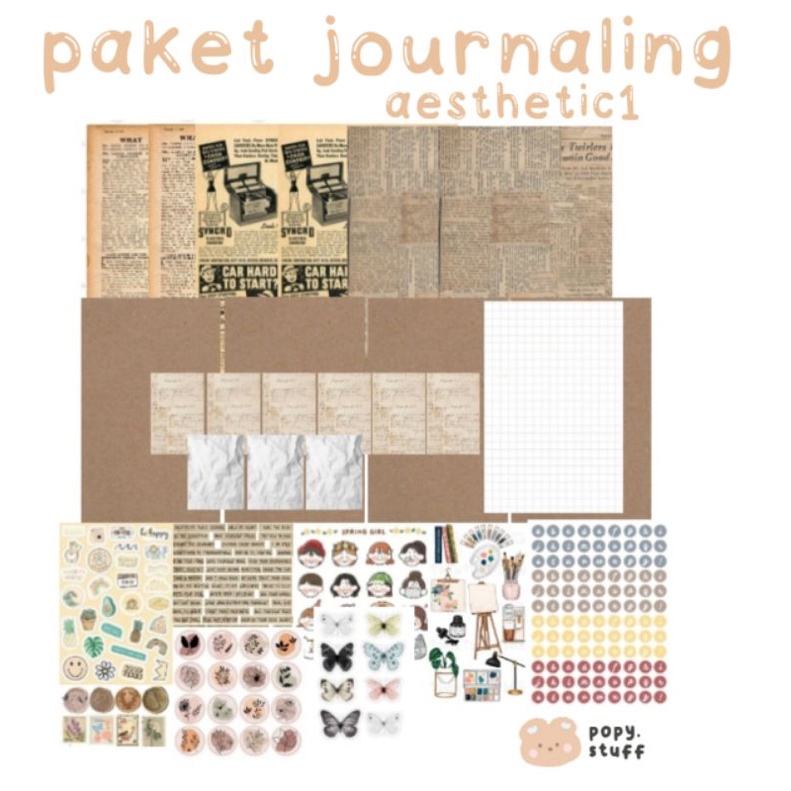 

Paket journaling aesthetic | Fankit journaling