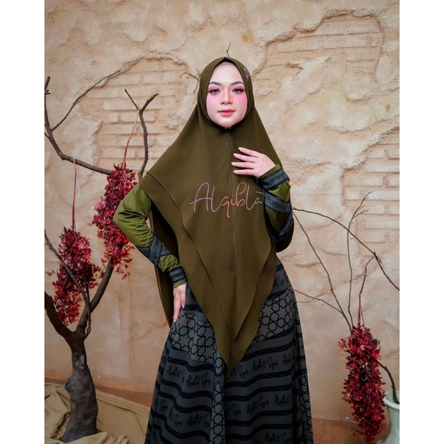 gamis al qiblat syari pakaian muslimah