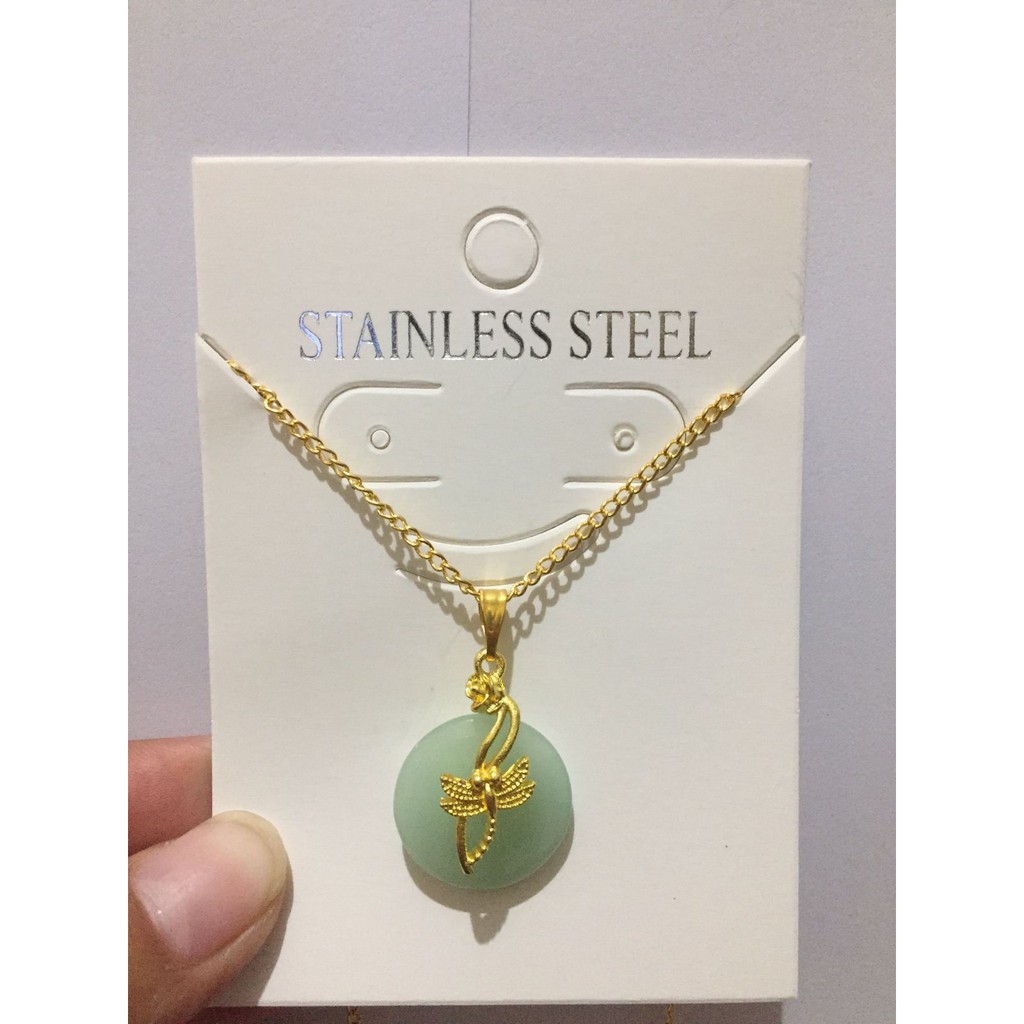 Kalung Titanium Stanless Stell liontin Berbagai Motif Kalung Mewah