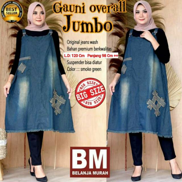 Overall Gauni Jumbo Bigsize XXL fit XXXL