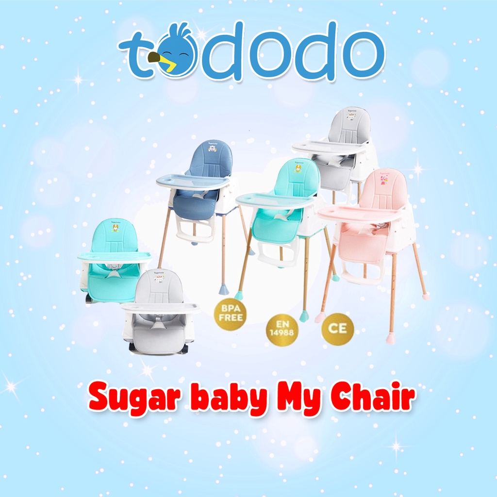 Sugar baby My Chair / KURSI BAYI (Baby Booster &amp; High Chair) 6 Growing Stages