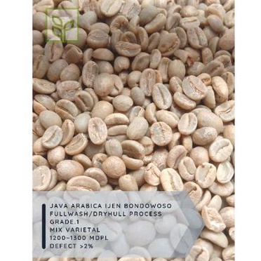 

Greenbean Java Arabica Ijen Fullwash G1 1kg