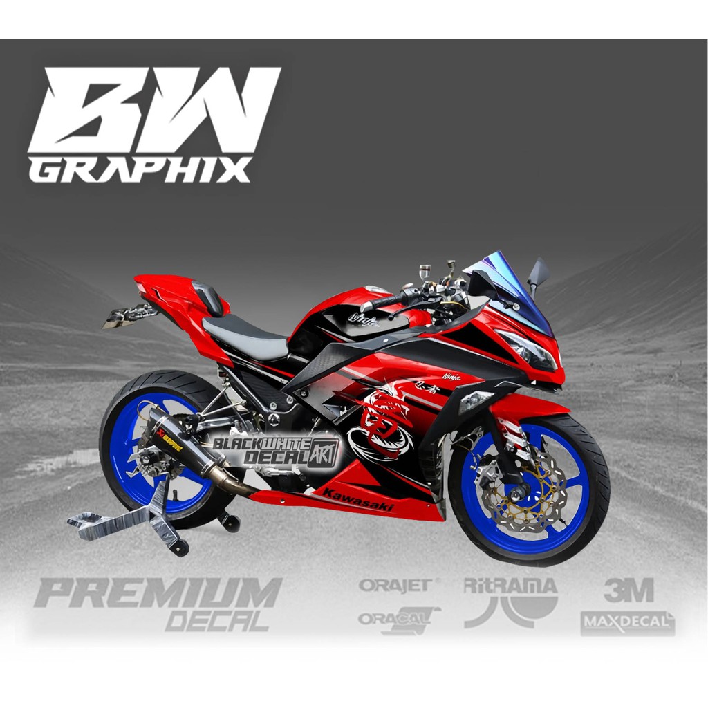 Decal / Dekal ZX 250 FI / Ninja 250 FI Lyong Stiker / sticker