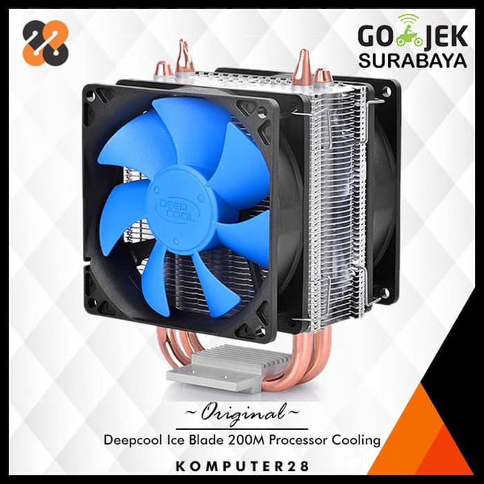 Original Deepcool Ice Blade 200m Cpu Cooler Kipas Pendingin Processor Murah Shopee Indonesia