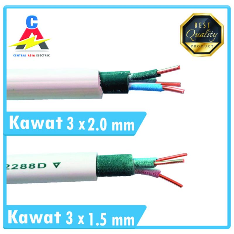 Kabel Listrik Kawat NYM 3 x 1.5 (30 Meter)