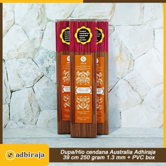 Dupa/Hio Wangi Harum Cendana Australia Adhiraja 39 cm 250 gram + Box