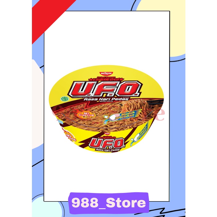 

Mie UFO Nissin Saus Jepang Spicy Carry Kari Pedas - 100 gram