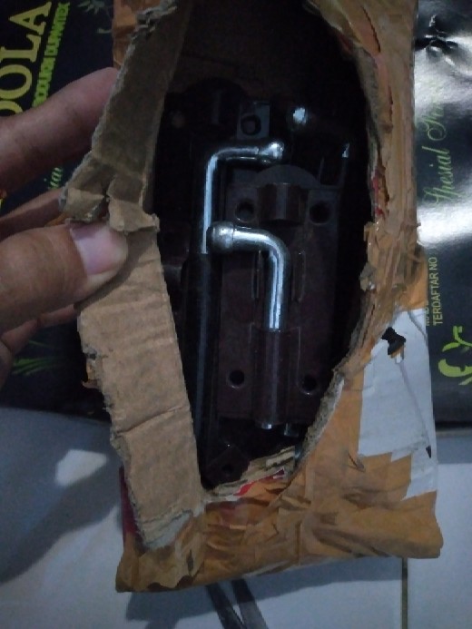 Grosir Grendel Hitam / Grendel Plat Dobel / Grendel Jendela Dan Pintu Murah