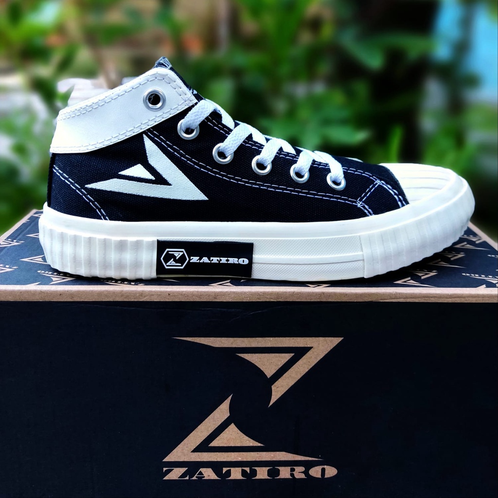 Sepatuwear Anthic Zatiro Classic Sepatu Sneakers Pria Wanita Casual Mid Wear ala Korean Shoes Sneakers Sekolah Keren Tinggi Tanggung PSS-019
