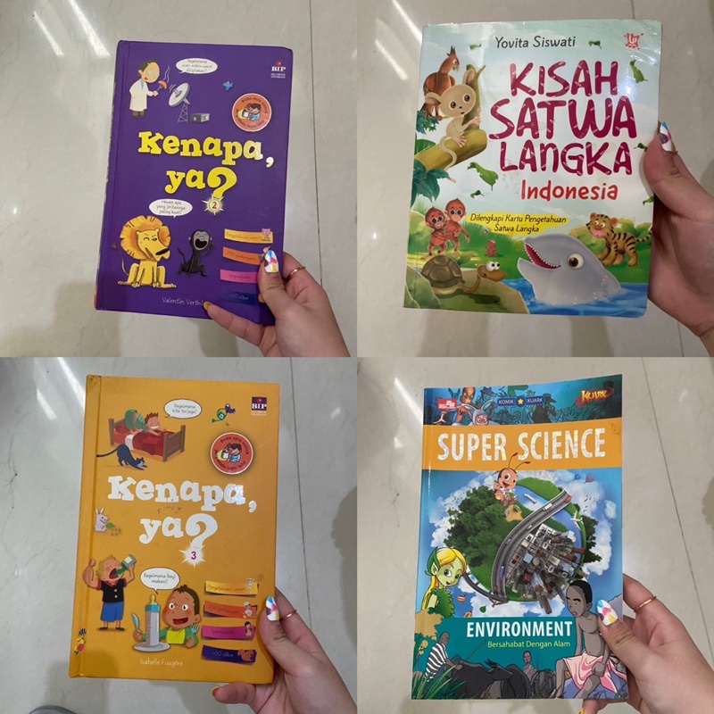 buku untuk anak , cerita tidur bahasa indonesia , dongeng , pengetahuan , bergambar | kenapa ya volu