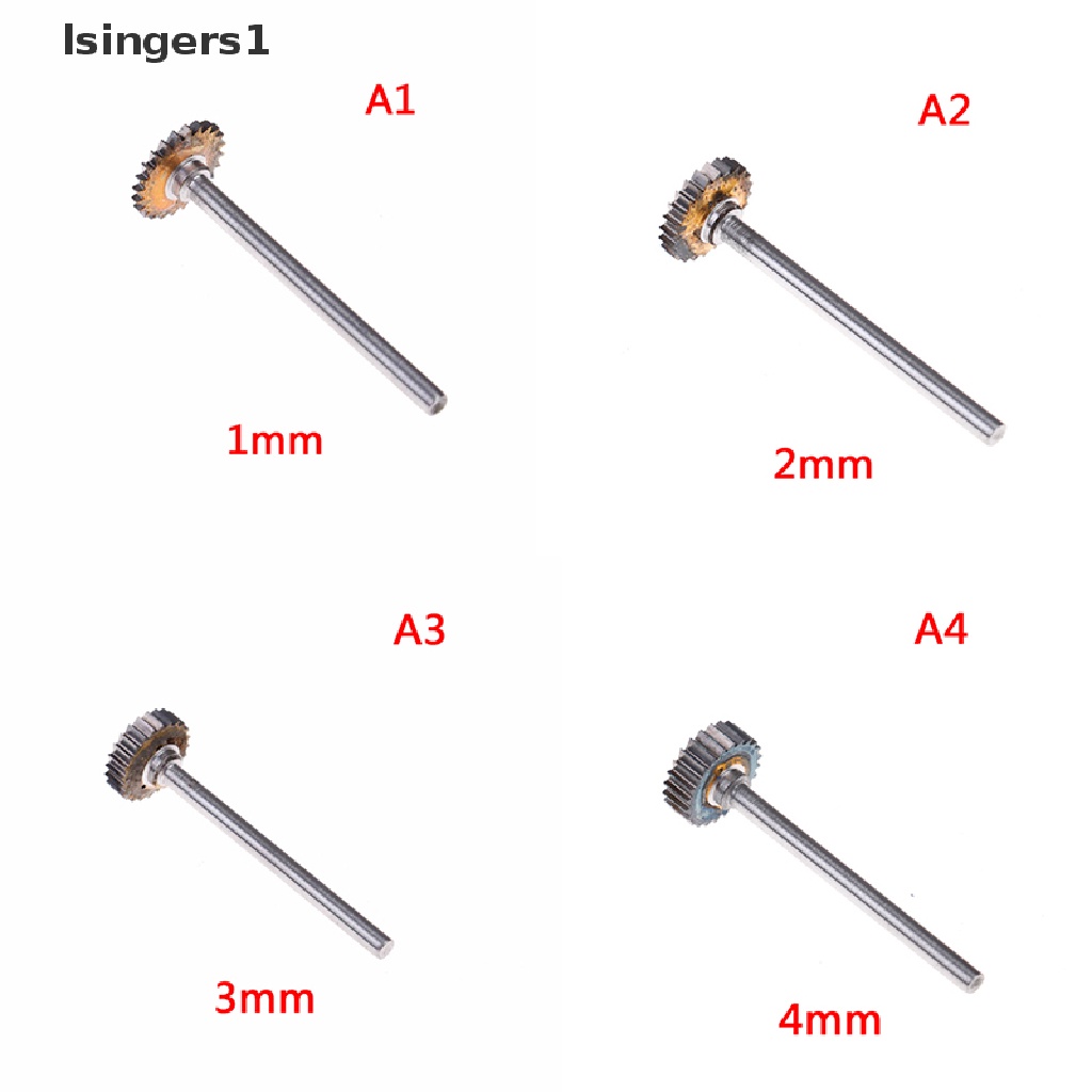 (lsingers1) Mata Bor milling cutter Bahan Tungsten steel Ketebalan 12mm Diameter 1 / 2 / 3 / 4mm