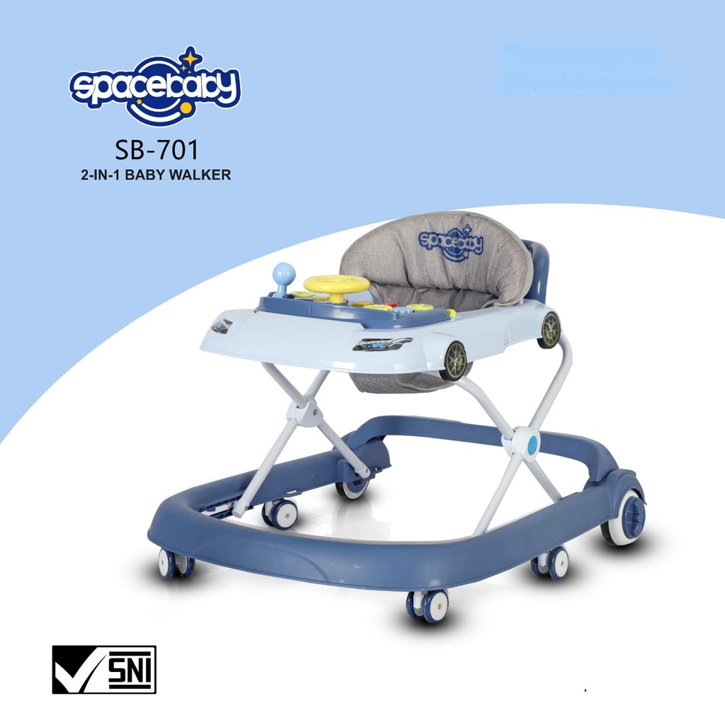 SPACE BABY SB 701 Baby Walker 2 in 1  SPACEBABY SB 711 Baby Walker 3 in 1 Push Walker Alat Belajar Jalan Bayi