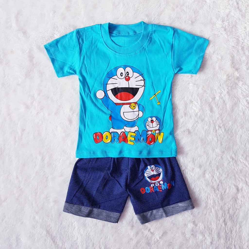 COD Bayar Ditempat Baju Baby / Baju Anak / Setelan Anak Doraemon / Baby Alicia