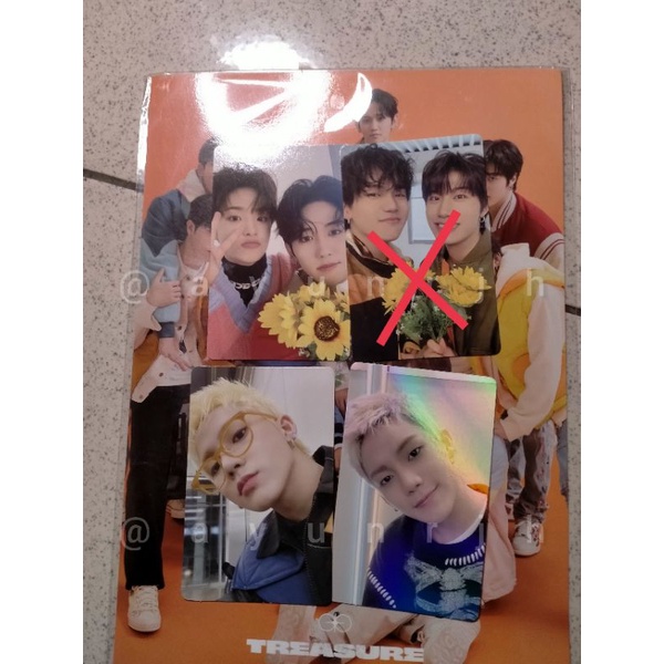 [READY] TREASURE HYUNSUK JIHOON MASHIHO UNIT HOLO WEVERSE PC PHOTOCARD