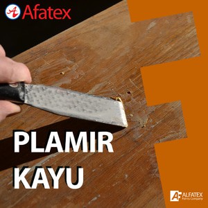 Plamuur / Plamur / Plamir Kayu (Solvent-Based Wood Filler) Afatex -1Kg