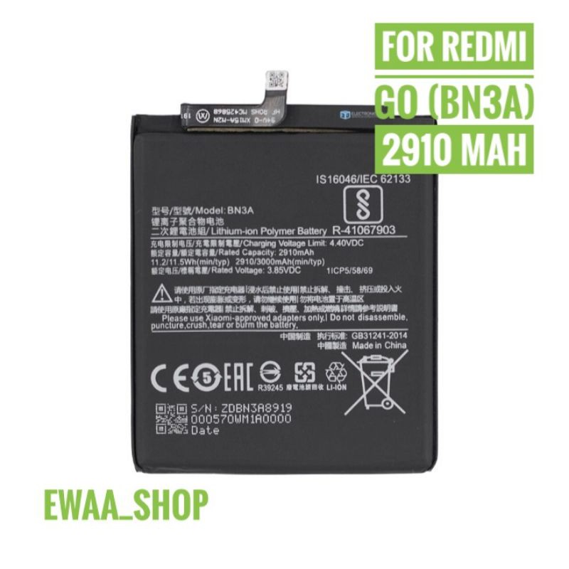 BATTERY BATERAI BATRE XIAOMI REDMI GO / BN3A ORIGINAL