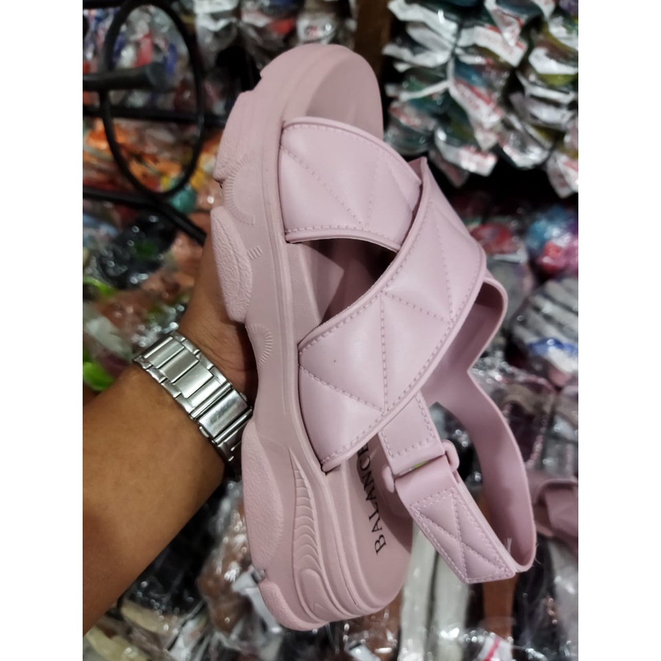 Sandal  Gunung Jelly Tali Wanita Import Balance 2201 size 36-40